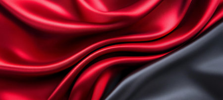 Luxurious Deep Crimson Gradient with Opulent Textures and Glossy Patterns Evoking Richness and Styleの素材