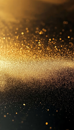 Luxurious Golden Texture with Sparkling Details for an Elegant Abstract Background Designの素材