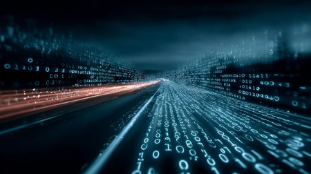 Dynamic Data Stream Visualization of Connected Technologies and Fast Coding Algorithms Onlineの素材