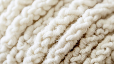 Cozy and Soft White Wool Texture for Winter Designs, Ideal for Backgrounds and Textile Projectsの素材