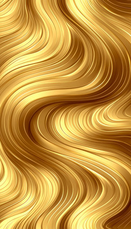 Dynamic Golden Radiance Abstract Background with Fluid Waves and Luxurious Color Gradients Designの素材