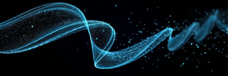 Whirlwind Effect Magical Movement with Sparkling Elements and Festive Design for Creative Useの素材