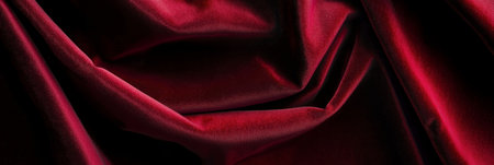 Ethereal Elegance A Lavish Display of Deep Crimson Folds and Rich Velvet Textures in Harmonyの素材