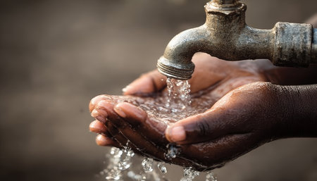 Water Access for All A Symbol of Hope and Sustainability in a Clean and Fresh Environmentの素材