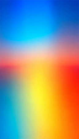 Beautiful Abstract Blurry Horizontal Minimal Gradient of Glowing Warm Colors in Smooth Diffusionの素材
