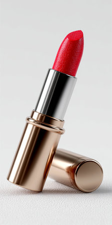 Glamorous Bright Intense Glossy Lipstick in Vivid Fuchsia for Stunning Makeup and Fashionable Looksの素材