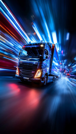 High-Speed Road Freight Solutions Enhancing Global Cargo Transport Efficiency and Delivery Speedの素材
