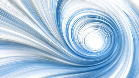 Elegant Abstract Vortex Shape in Light Colors, Symbolizing Modern Technology and Digital Data Flowの素材