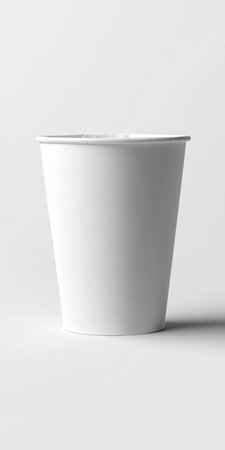 Elegant 3D Rendering of a Sleek White Paper Vessel Isolated with Subtle Shadows for Agency Useの素材