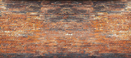 Weathered Brick Wall Texture with Antique Charm, Rustic Urban Aesthetic for Design Backgroundsの素材