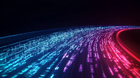 Abstract Digital Transformation in Communication Networks Speed, Big Data, and Metaverse Trendsの素材