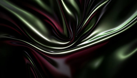 Magnificent Black Emerald Elegance in Curtains Unveiling Rich Textures and Artistic Minimal Patternsの素材