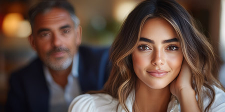 A Serene and Supportive Workplace Environment Promoting Collaboration and Trust Among Professionalsの素材