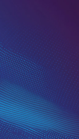 Elegant Abstract Wave Background Design with Subtle Curves in Rich Purple and Indigo Color Tonesの素材
