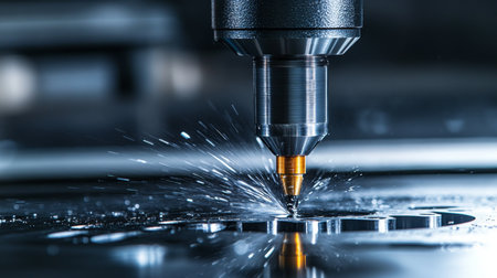 Advanced Computer Numeric Control Manufacturing Device Performing Detailed Gear Milling Operationsの素材