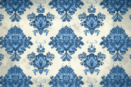 Elegant Floral Patterned Wallpaper for Bedrooms and Dining Rooms, Soft Blooms and Luxury Decorの素材