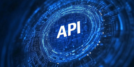 Modern Application Interconnection Portal Showcasing Software Component Communication and Visualsの素材