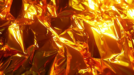 Elegant Golden Abstract Texture with Metallic Background and Shining Warmth for Art and Designの素材