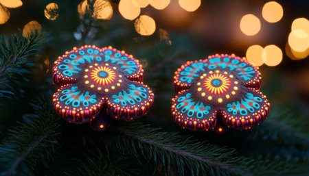 Vibrant Floral Digital Art with Colorful Swirls and Flowing Patterns for Serene Nature Aestheticsの素材