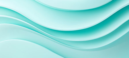 Elegant and Subtle Ocean Wave Texture with Abstract Layers in Soft Mint and Monochrome Colorsの素材