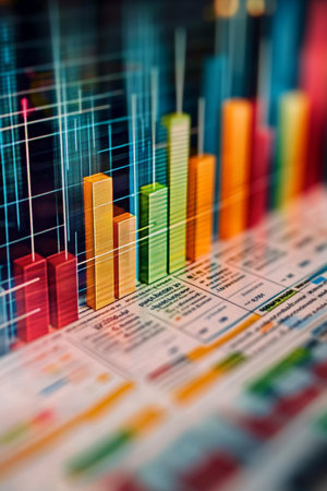 Comprehensive Charts Analyzing Business Intelligence Data Visualization for Company Growth Trendsの素材