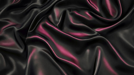Abstract Dark Textured Backdrop with Midnight and Amethyst Silk Flowing Liquid Appearanceの素材