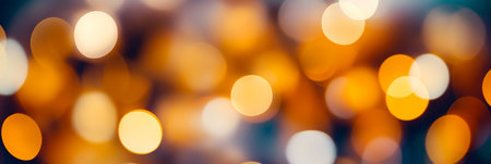 Magical festive bokeh background with bright shimmering lights for enchanting holiday designs.の素材