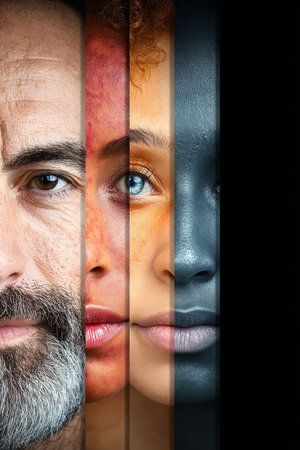 Celebrating Diversity in a Multiracial Society United in Humanity, Equity, and Inclusion for Allの素材