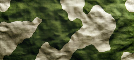 Abstract Surface Design Featuring Vintage Desert Style Military Camouflage Fabric for Fashion Artの素材