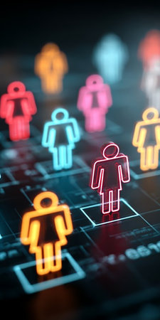 Diverse Group of Professionals Collaborating in a Modern Office, Showcasing Teamwork and Innovationの素材