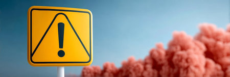 Intense Atmospheric Warning Dramatic Thunderstorm Sky Portrays Hazardous Conditions and Alertsの素材