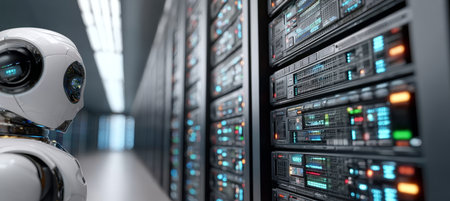 Modern Technology and Quantum Processing in a Digital Realm A Futuristic Exploration Visualizedの素材