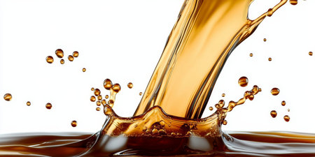 Aromatic Coffee Being Poured into a White Cup with Steam Rising, Perfect for Energizing Morningsの素材