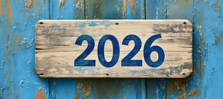 Rustic Charm Embraces Optimism With A Message Of New Year Resolution For The Year 2026の素材