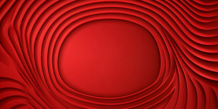 Dynamic Red Abstract Design with Swirling Layers and Vivid Texture for Modern Graphic Applicationsの素材