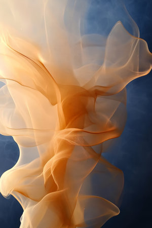 Elegant Abstract Background with Subtle Gradient Swirls for Modern Art and Design Inspiration.の素材