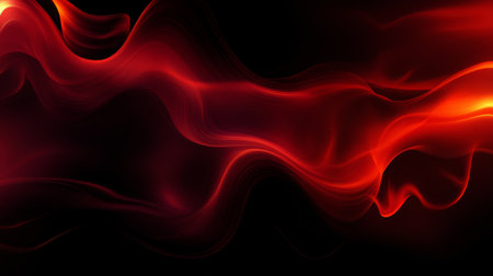 Captivating Abstract Art with Luminous Red Streams on a Dark Backdrop for Stunning Visual Appealの素材