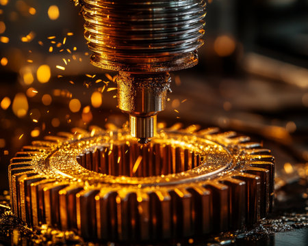 Automated Machining of Metal Gears Precision Engineering and Efficiency in Manufacturingの素材