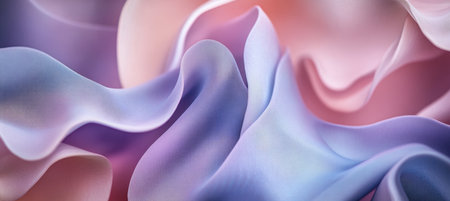 Stunning Ethereal Abstract Artwork Waves of Lavender, Coral, and Neon Blue in Fluid Digital Artの素材