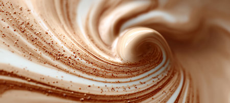 Luxurious Creamy Coffee Delight A Captivating Blend of Rich Aroma, Textures, and Flavors in a Cupの素材