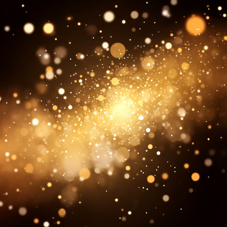Ethereal Universe with Magical Dust and Shimmering Textures, A Dreamy Celestial Illumination Sceneの素材
