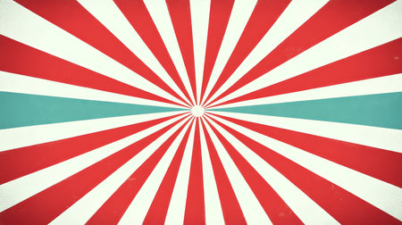 Retro Sunburst Design with Stripes, Perfect for Vintage Posters, Flyers, and Creative Backgroundsの素材
