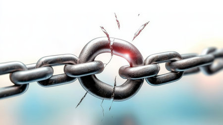 Breaking Point Exploring Metal Fracture and Chain Failure in Industrial Structures and Risksの素材