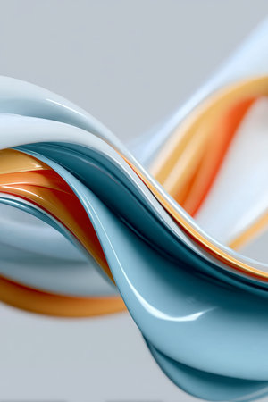 Elegant Abstract Background with Dynamic Swirls and Soft Illumination for Modern Visual Appealの素材