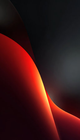 Stunning Abstract Dark Gradient Background Featuring Rich Red and Deep Black Blending Effectsの素材