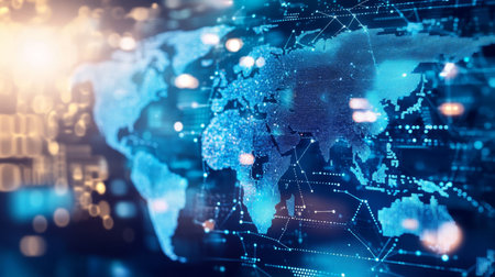 Connecting Global Economies Through Digital Communications and International Trade Networks Onlineの素材