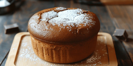 Decadent Chocolate Souffl, A Light And Airy Dessert Perfect For Celebrations And Special Occasionsの素材
