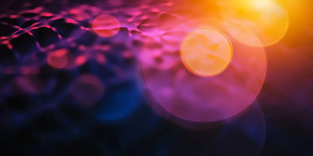 Beautiful Blurred Backgrounds with Stunning Overlays and Bokeh Effects for a Festive Atmosphereの素材