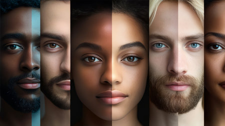 Faces of the World A Collection of Portraits Celebrating Cultural Diversity and Individualityの素材