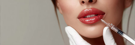 Lip Augmentation Procedure Enhancing Beauty with Filler for Plump, Youthful, and Luscious Lipsの素材